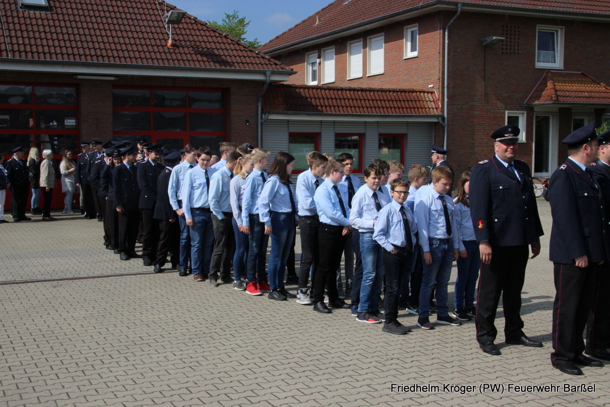 Floriansmesse der Feuerwehr Barßel - Weihung der Gedenktafel verstorbener Kameraden