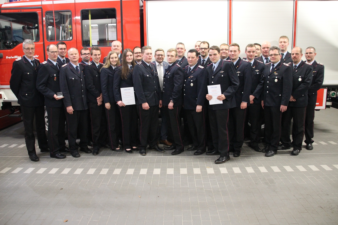 Mitgliederversammlung der Feuerwehr Barßel am 06.03.2020